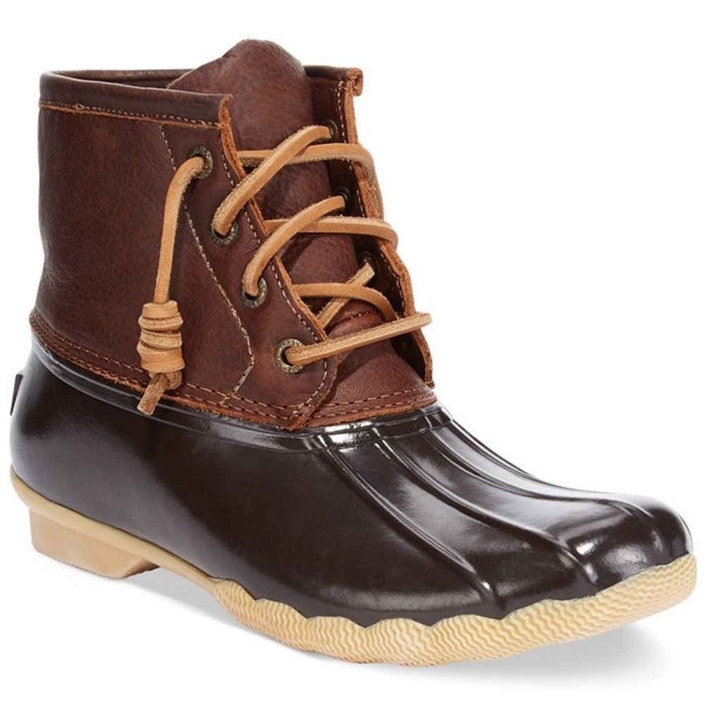 Women's Sperry Brown Saltwater Duck Boot